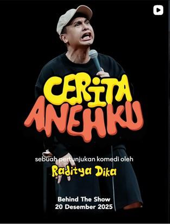 Narasi Personal dalam Panggung Komedi Tour Raditya Dimulai dari Cerita Cintaku hingga Cerita Anehku